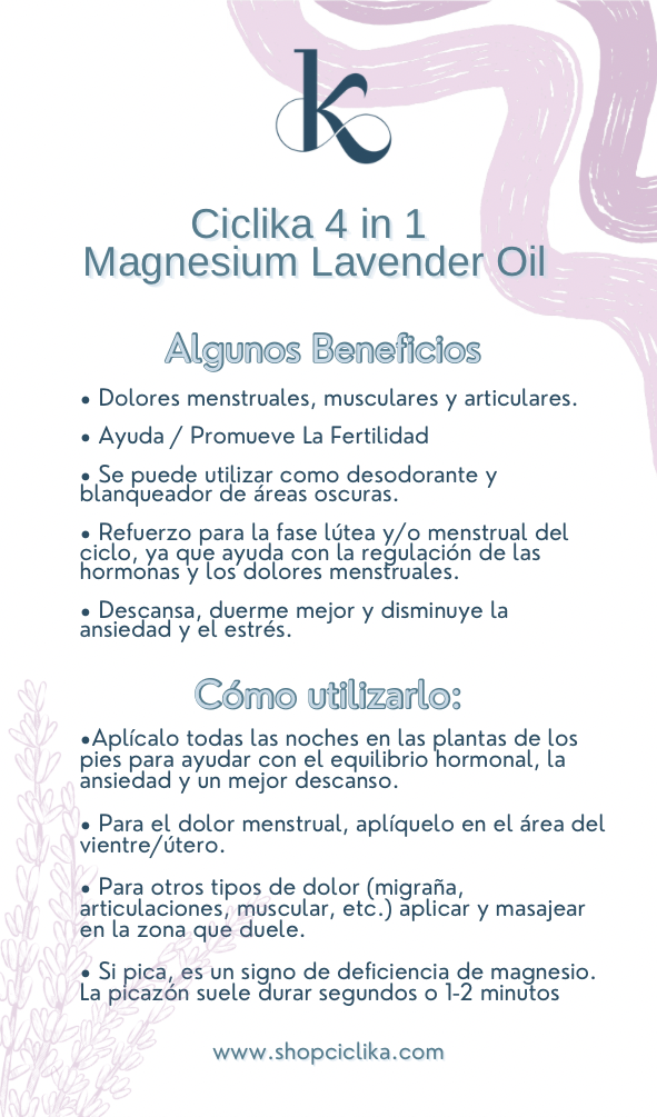 4 in 1 Magnesium Lavender Oil