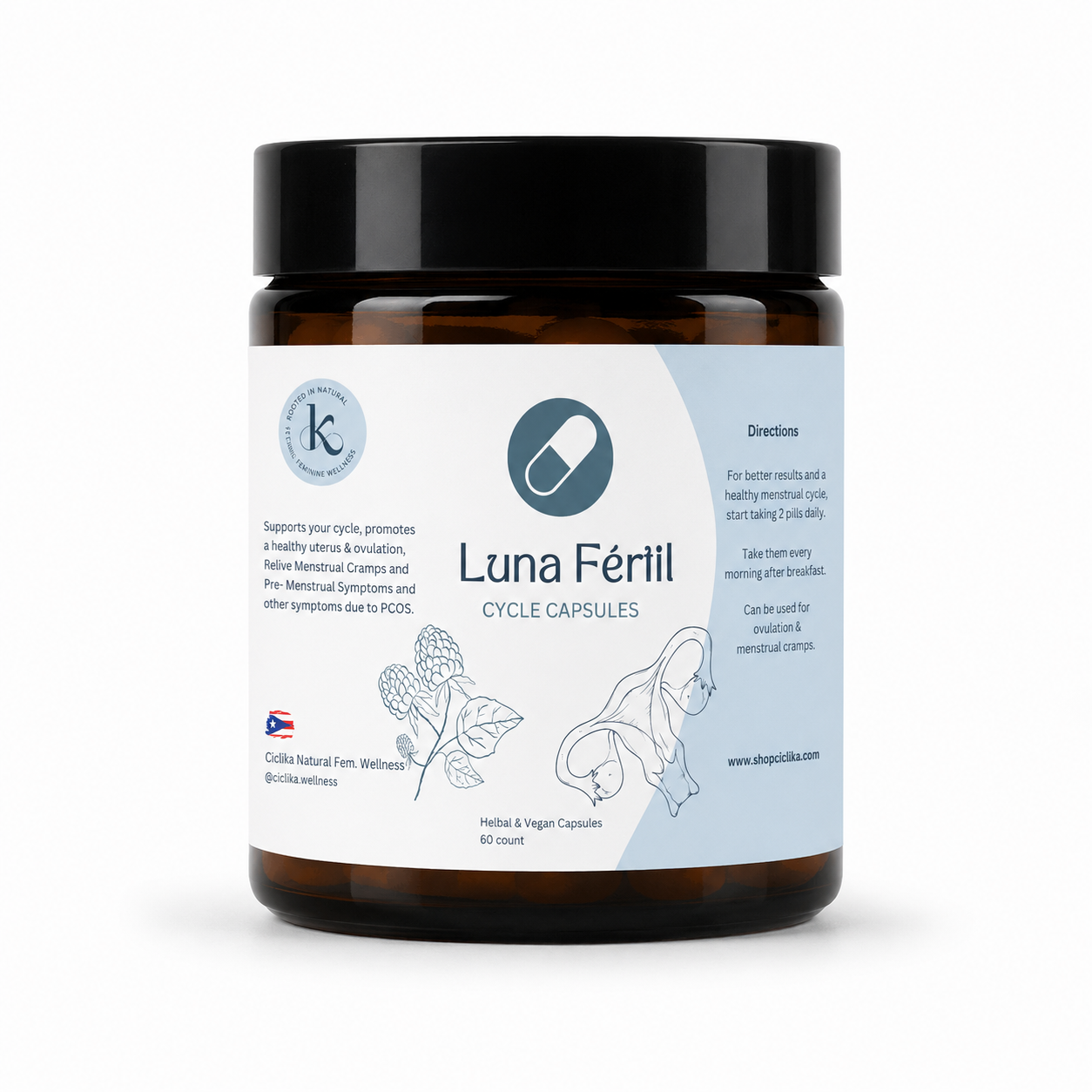 Luna Fértil Cycle Caps