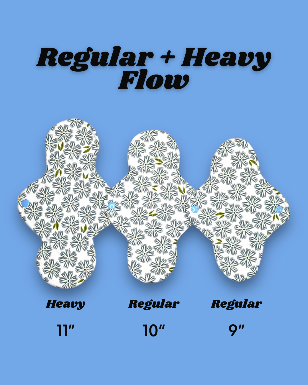 Rainbow Flower Cloth Pad