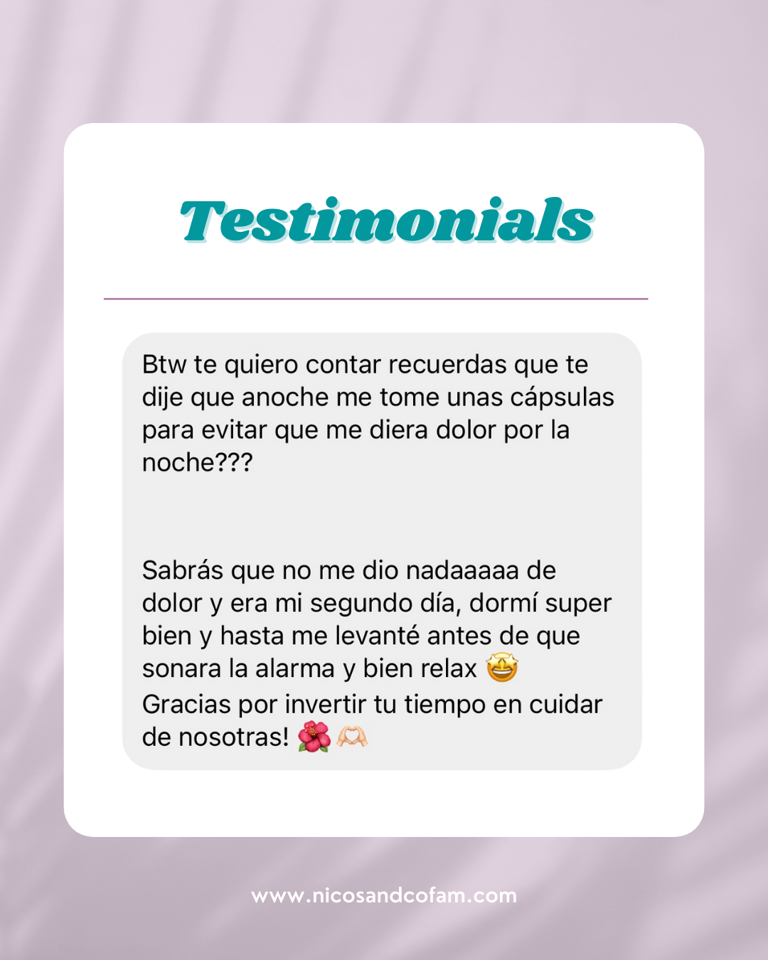 Luna Serena Cycle Caps (Dolores Menstruales)