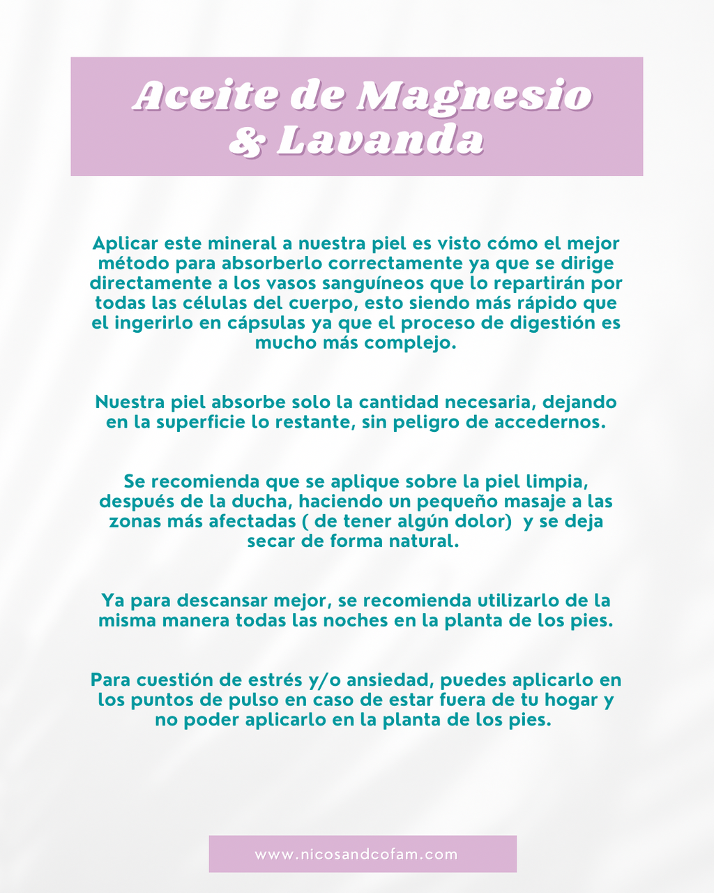 4 in 1 Magnesium Lavender Oil