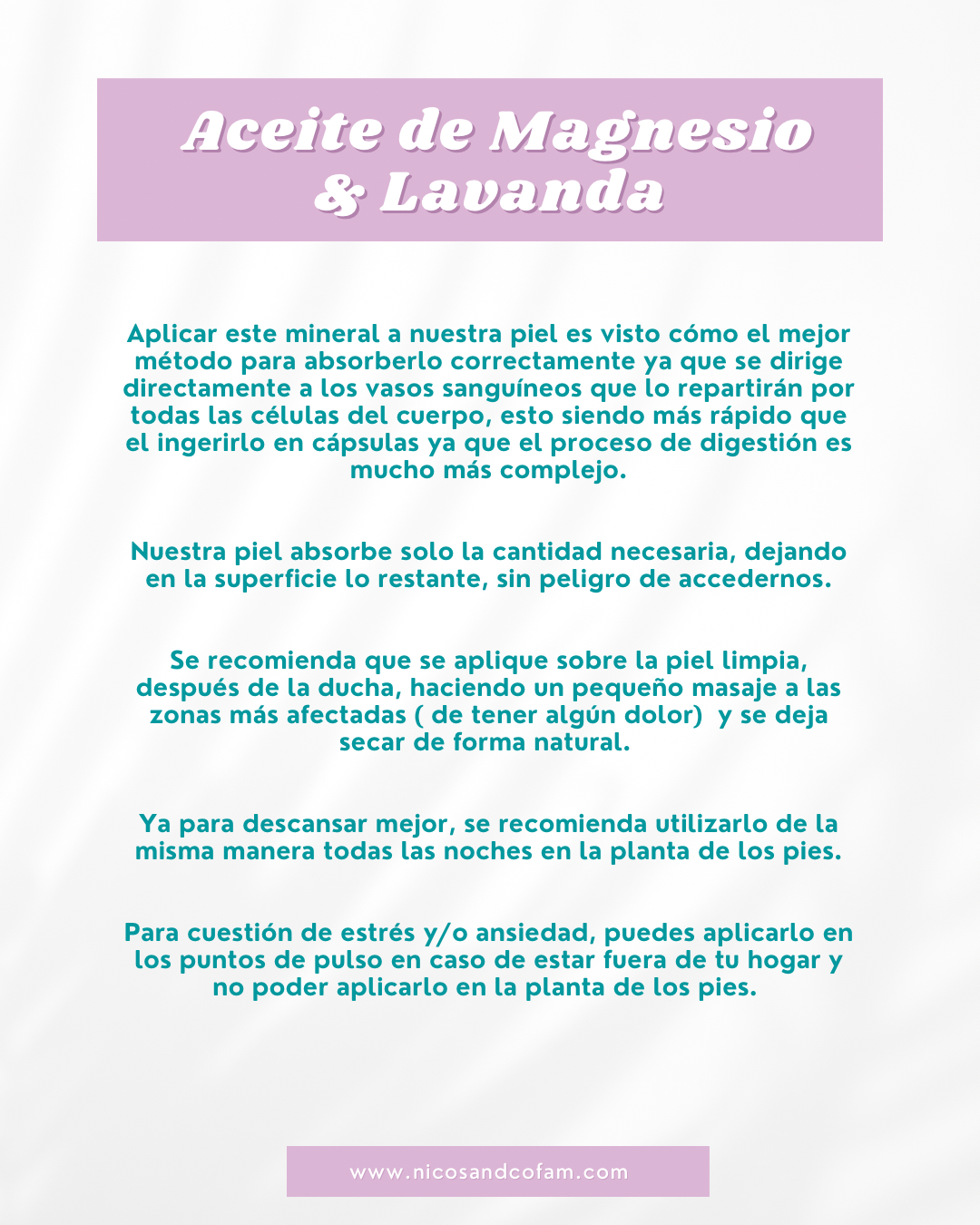 4 in 1 Magnesium Lavender Oil