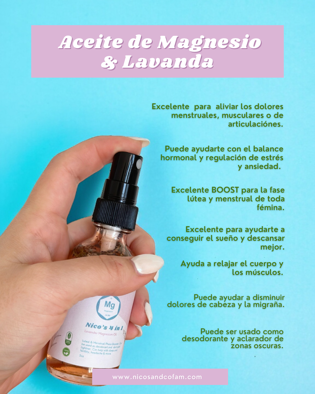 4 in 1 Magnesium Lavender Oil